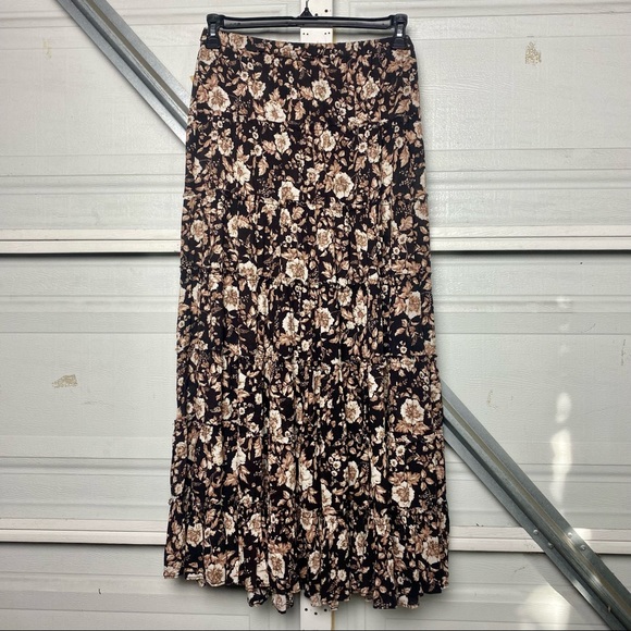 Ralph Lauren Denim & Supply Tiered Floral Maxi Skirt -NWT - Picture 1 of 7